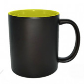 Кружка хамелеон заливка - желтая